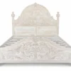 Aarohi - Handgesneden Mangohouten Bed