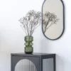 Abbey metalen vitrinekast zwart - 50 x 110 cm
