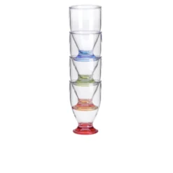 Acryl Glas Juice Party - set van 4