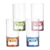 Acryl Longdrinkglas Party Slim Jim - set van 4