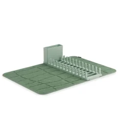 Afdruipmat Udry Ultra met bestekbakje spruce groen