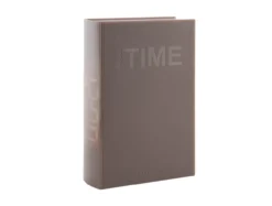 Alarm clock Book LED ABS warm grey