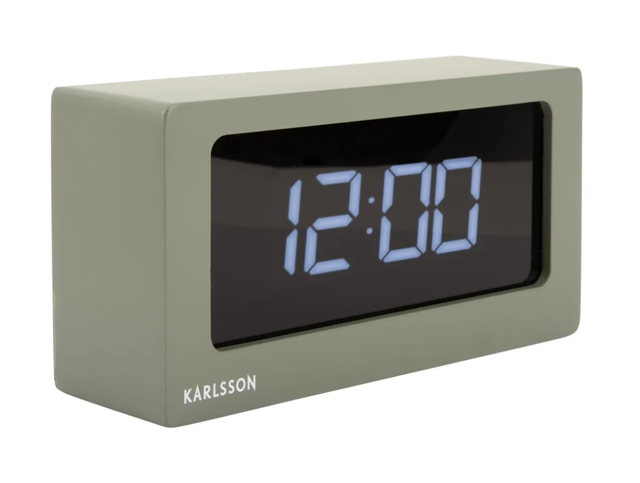 Alarm clock Boxed LED jungle green