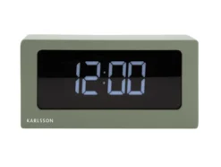 Alarm clock Boxed LED jungle green