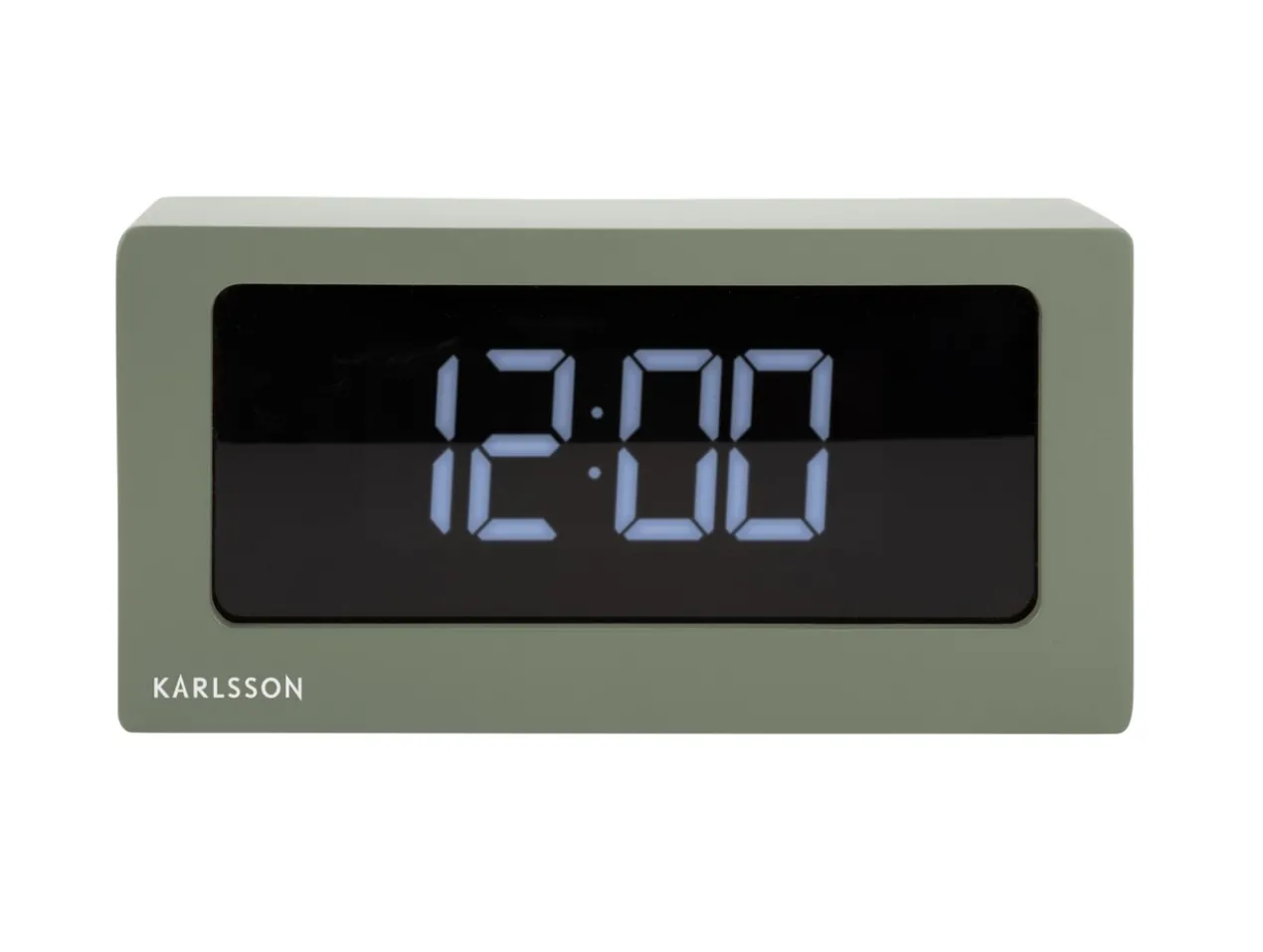 Alarm clock Boxed LED jungle green