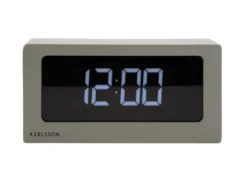 Alarm clock Boxed LED warm grey