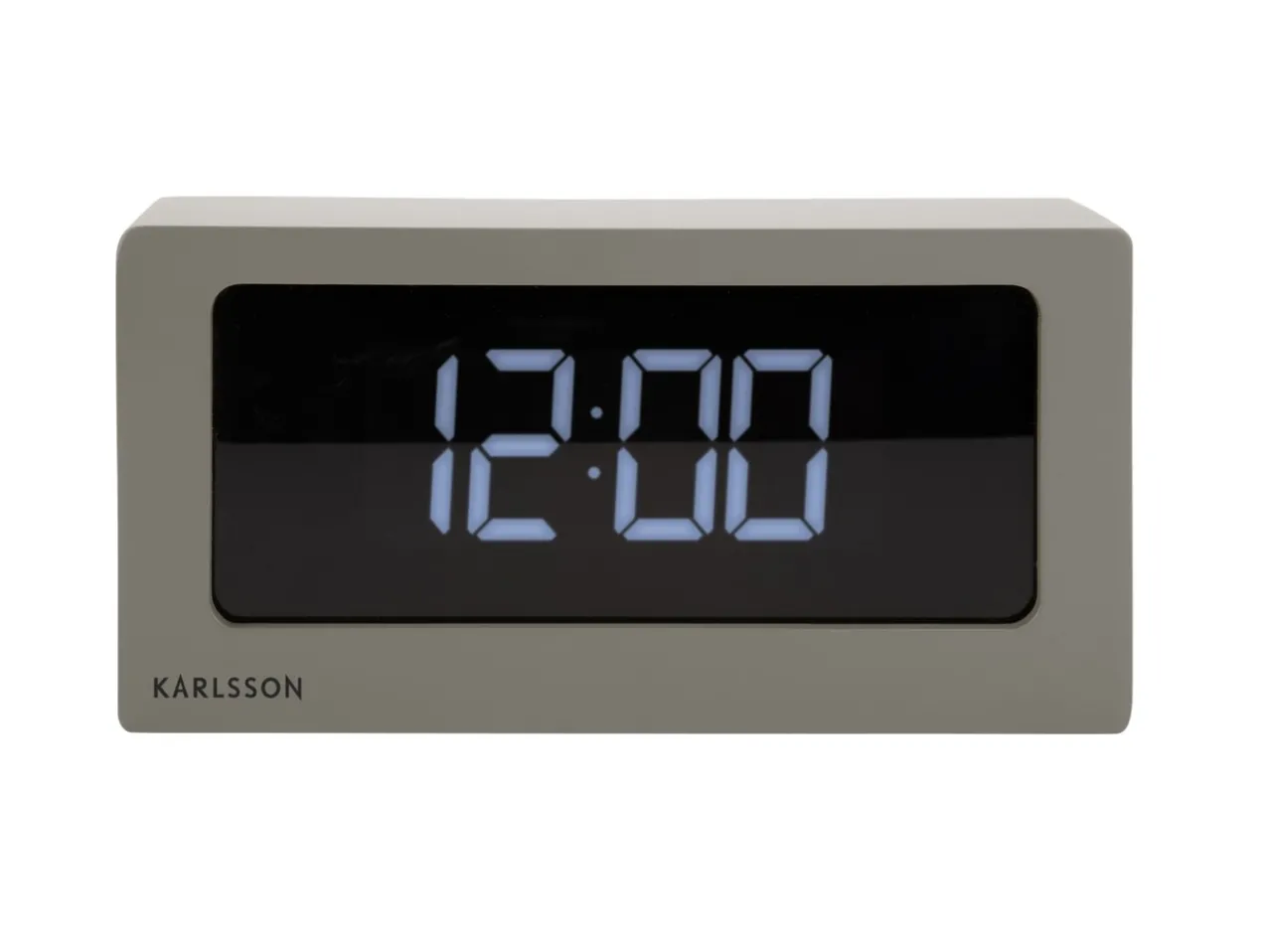 Alarm clock Boxed LED warm grey
