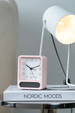 Alarm clock Duo matt black