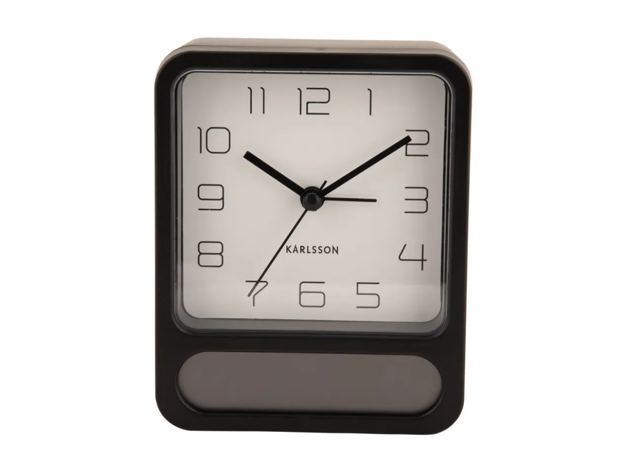 Alarm clock Duo matt black