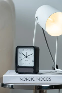 Alarm clock Duo matt black