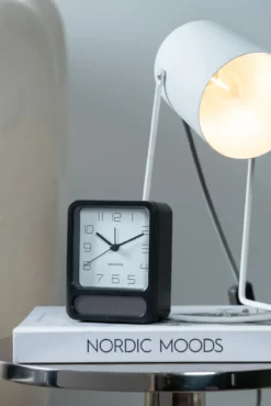 Alarm clock Duo matt warm grey