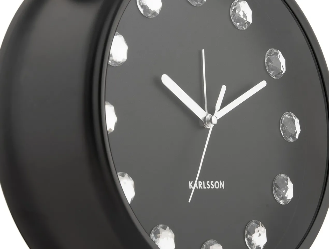 Alarm clock Glam Diamonds XL black