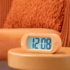 Alarm clock Gummy rubberized soft orange