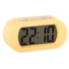 Alarm clock Gummy rubberized soft yellow