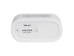 Alarm clock Gummy rubberized white