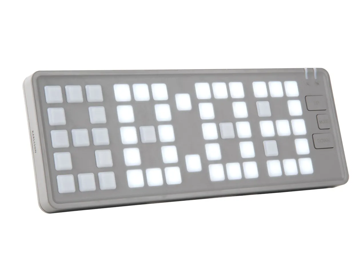 Alarm clock Keyboard LED light grey