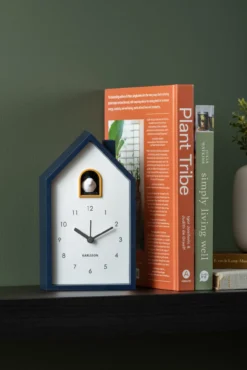 Alarm clock Modern Cuckoo dark blue