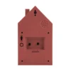 Alarm clock Modern Cuckoo red ochre