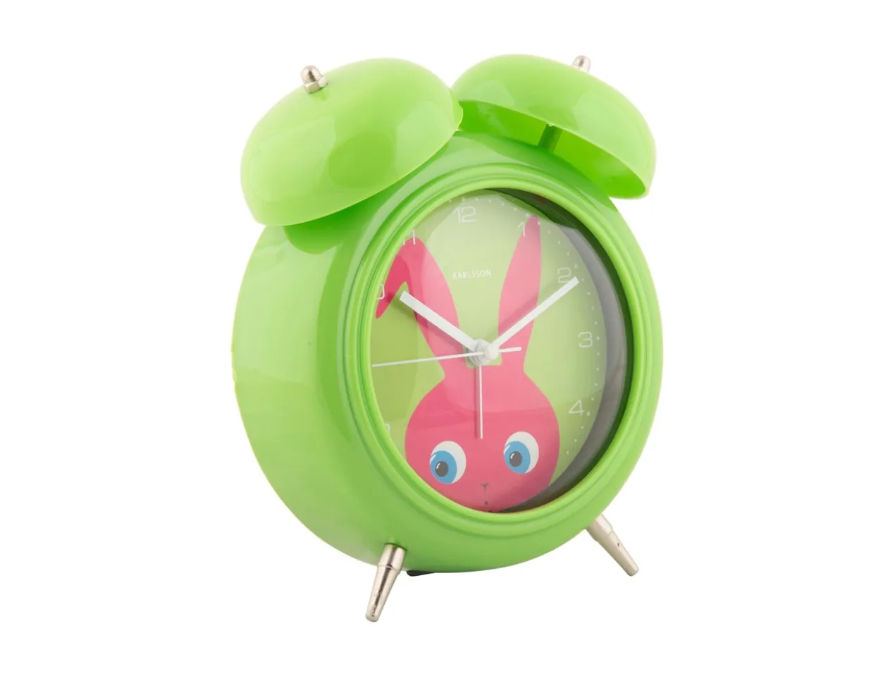 Alarm clock Peekaboo Bunny dark green