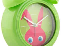 Alarm clock Peekaboo Bunny dark green