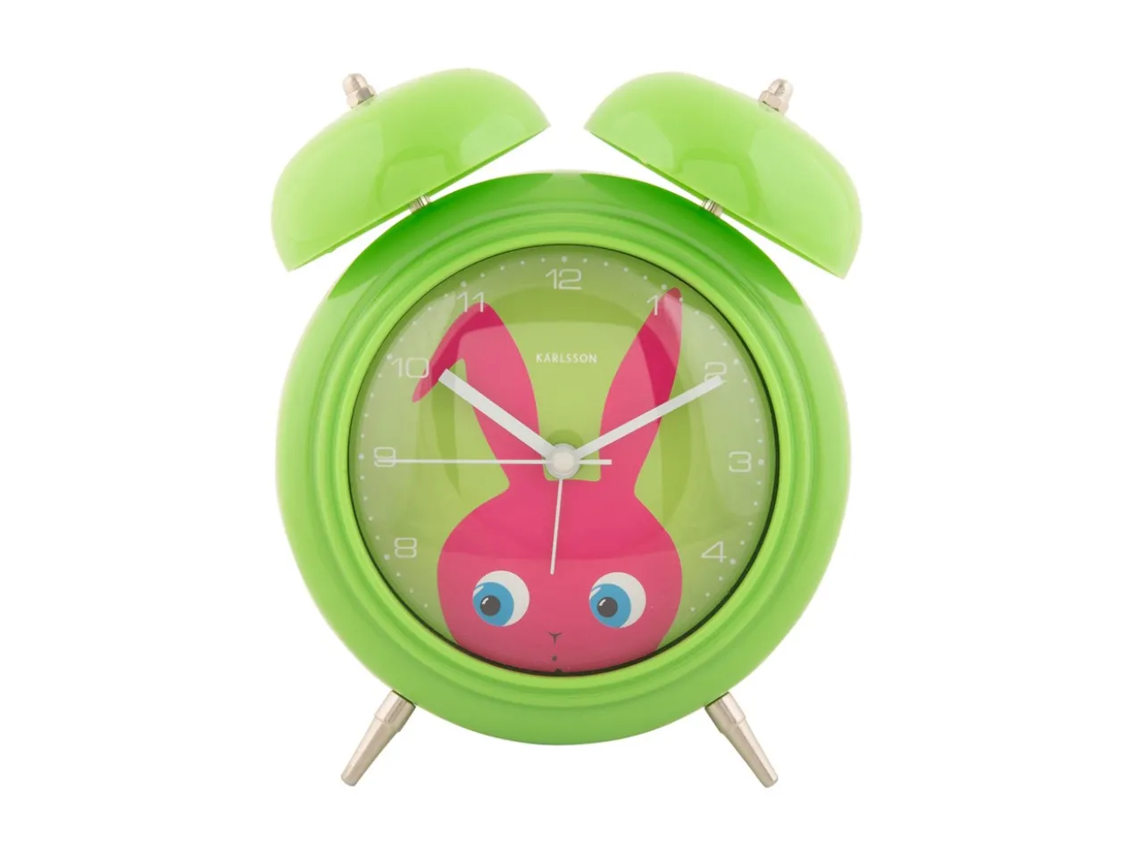 Alarm clock Peekaboo Bunny dark green
