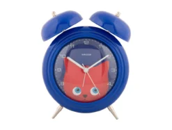 Alarm clock Peekaboo Cat dark blue