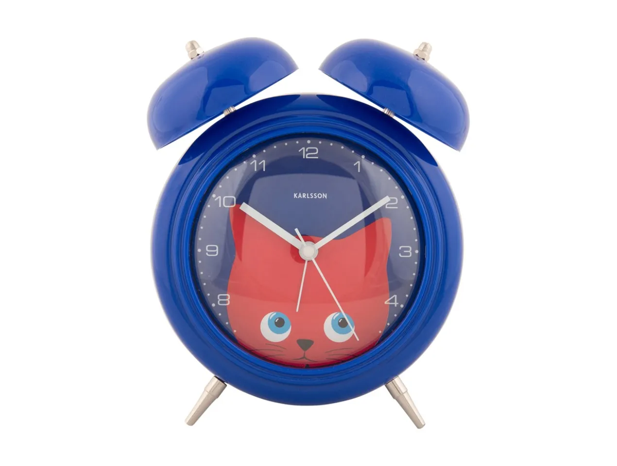 Alarm clock Peekaboo Cat dark blue
