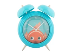 Alarm clock Peekaboo Goldfish light blue