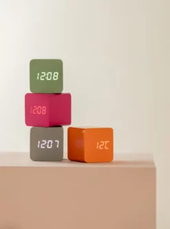 Alarm clock Spry square LED mouse grey
