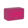 Alarm clock Spry tube LED bright pink