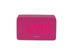 Alarm clock Spry tube LED bright pink