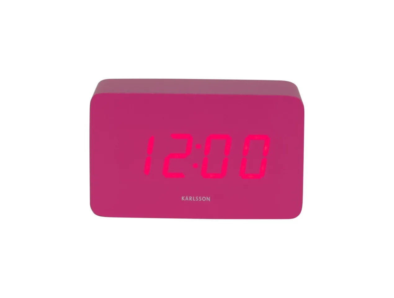 Alarm clock Spry tube LED bright pink