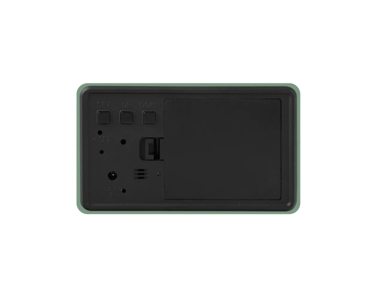 Alarm clock Spry tube LED grayed jade