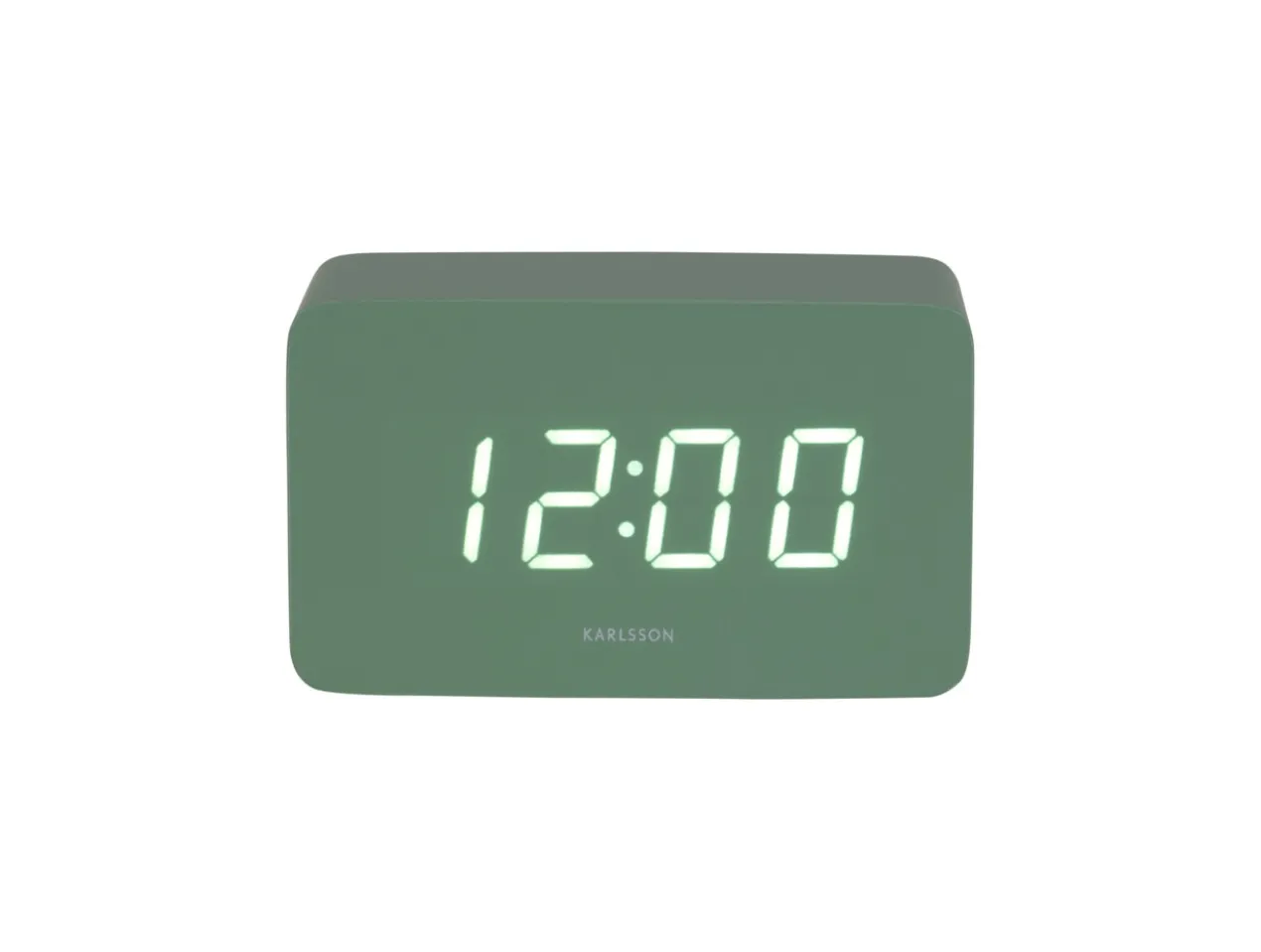 Alarm clock Spry tube LED grayed jade