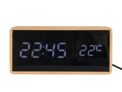 Alarm clock Tube bamboo