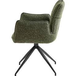 Alice draaistoel stof groen