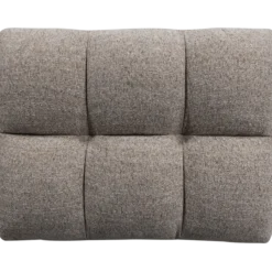 Allure hocker geweven stof bruin melange