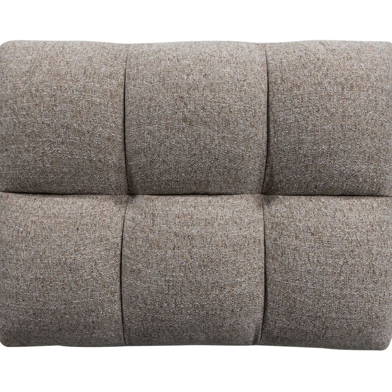 Allure hocker geweven stof bruin melange