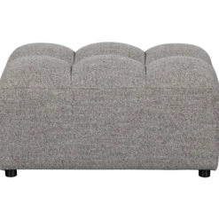 Allure hocker geweven stof klei melange