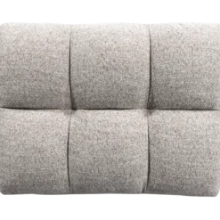 Allure hocker geweven stof naturel melange