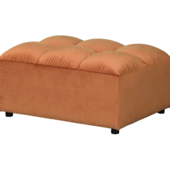 Allure hocker velvet terra