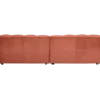 Allure 3-zits bank velvet blush