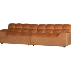Allure 3-zits bank velvet terra