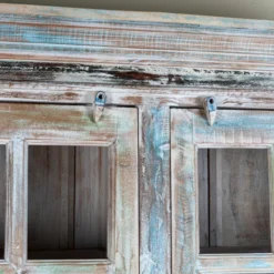 Amara - Vitrinekast van Gerecycled Hout Vintage