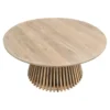 Amsar bijzet tafel Naturel 80cm