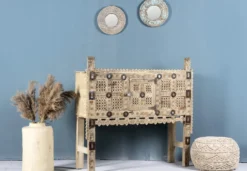 Antik Damchya Rapar -Teak hout
