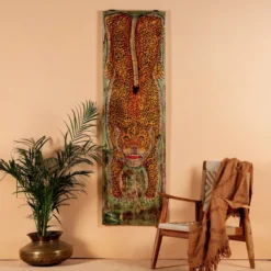 Ardra - Handbeschilderd Indiaas Teak Deurpaneel