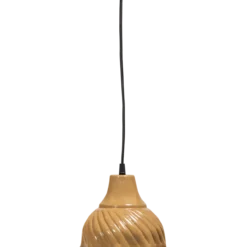 Arleso hanglamp metaal honinggeel