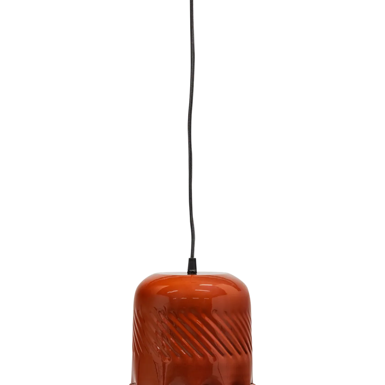 Arleso hanglamp metaal oranje/bruin