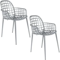 Armchair albert kuip garden light grey